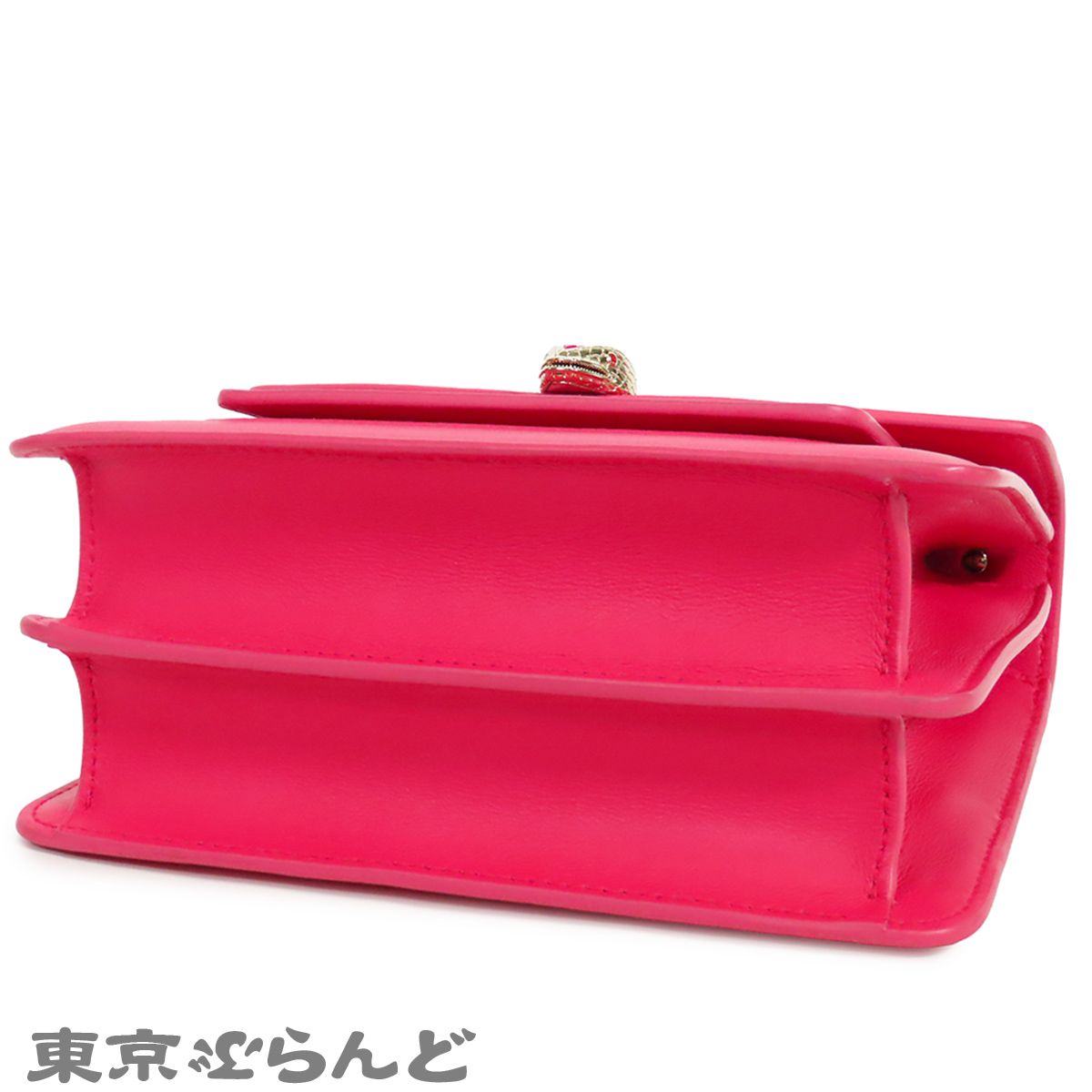 ブルガリ BVLGARI セルペンティ フォーエバー ピンク レザー 2WAY
