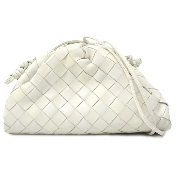 ボッテガヴェネタ バッグ メンズ イントレチャート ミニポーチ ショルダーバッグ ナッパレザー BOTTEGA VENETA 中古