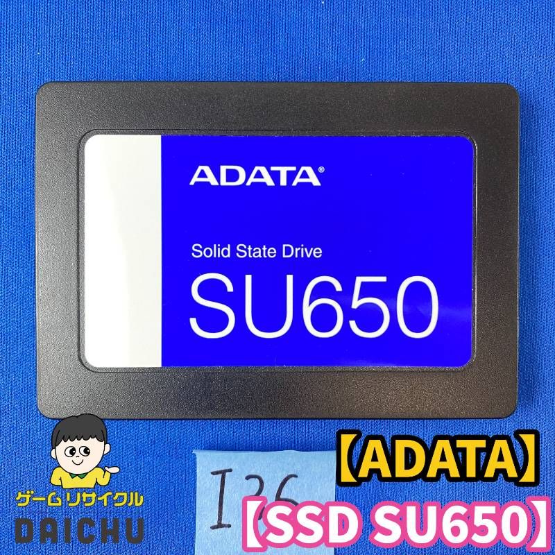 ◇I36 ADATA エイデータ SSD SU650 240GB SATA III 6.0 最大読込速度520MB/秒 ASU650SS-240GT-R-I