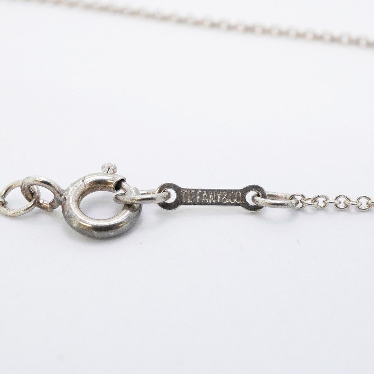 ☆SALE【6jeb0741】ティファニー ネックレス ビーン シルバー925【中古