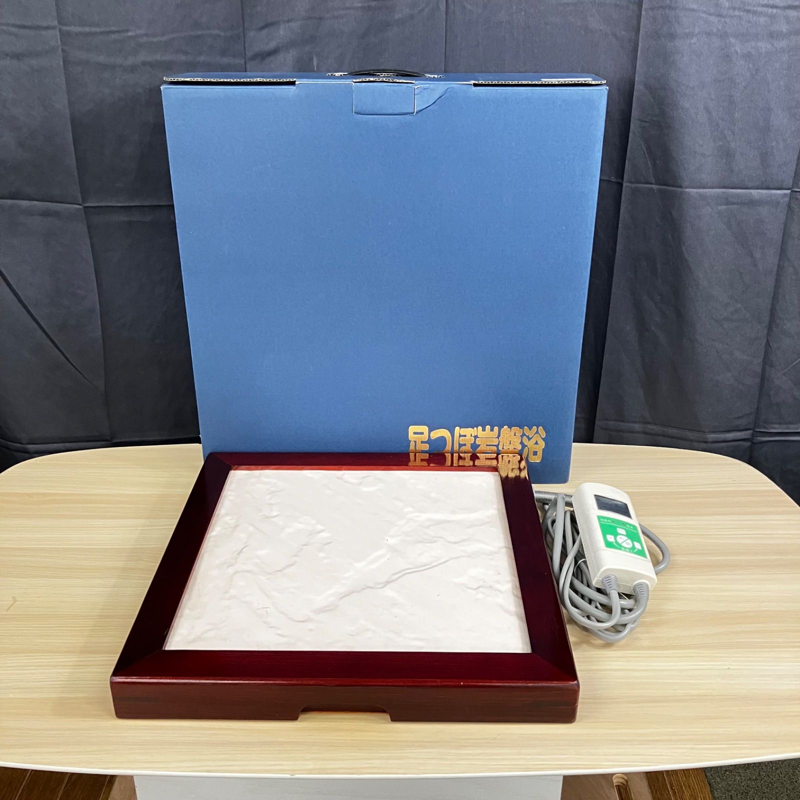 ●4 YUNOHANA東京 足うら岩盤浴（ピンク陶板） ATG-70DH 外箱付属 動作確認済み 健康器具 リラクゼーション