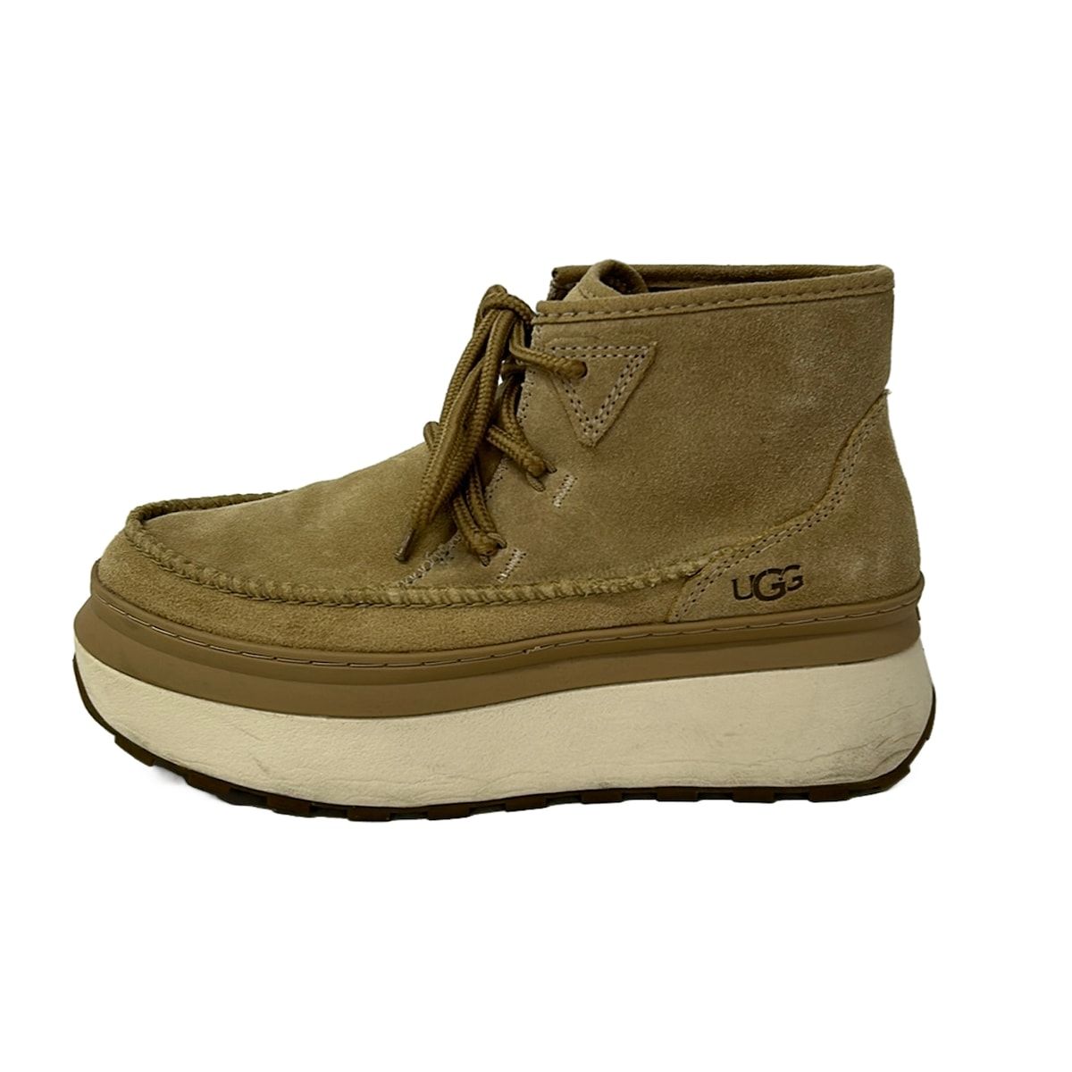 UGG(アグ) ブーティ 23 レディース マリーン ブーティ 1123291 ベージュ レースアップ