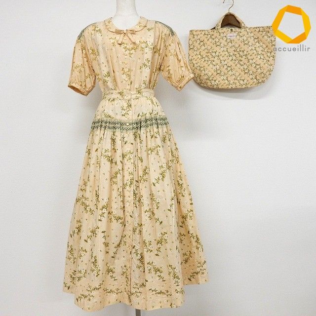 #snc ワンダフルワールド カネコイサオ WONDERFUL WORLD ワンピース スカート セットアップ バッグ付き 刺繍 レディース [9704360]