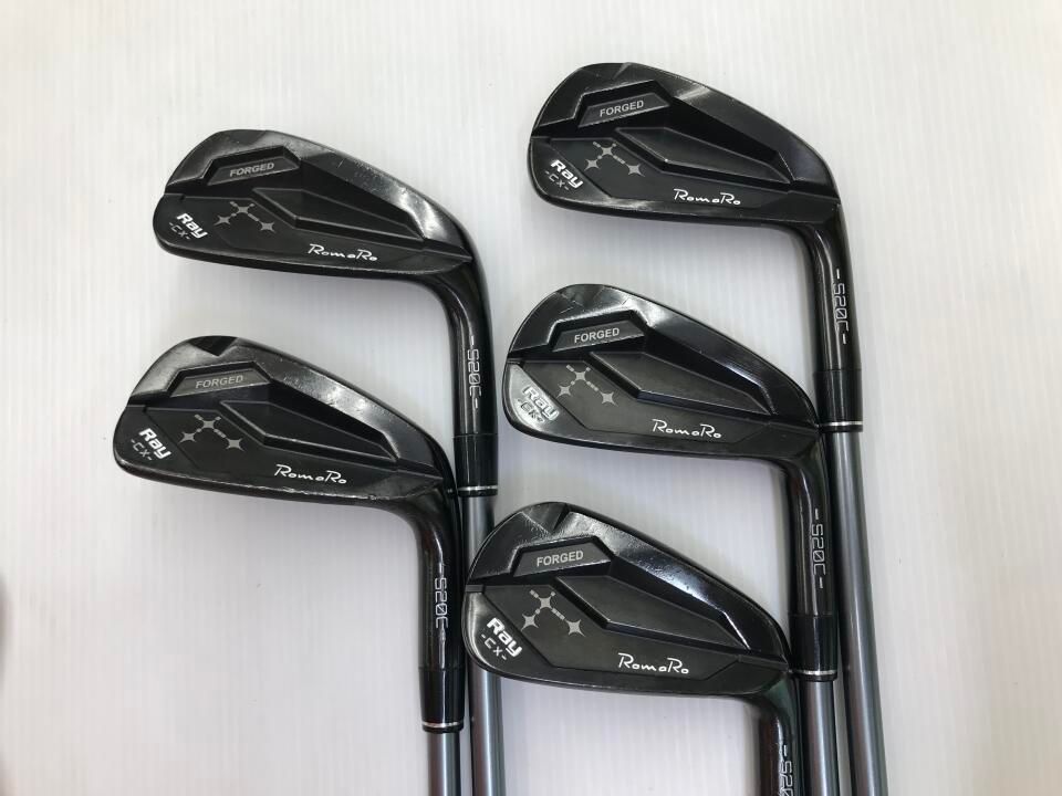 ロマロ Ray CX S20C MCI BLACK 80 Sフレックス アイアンセット 中古