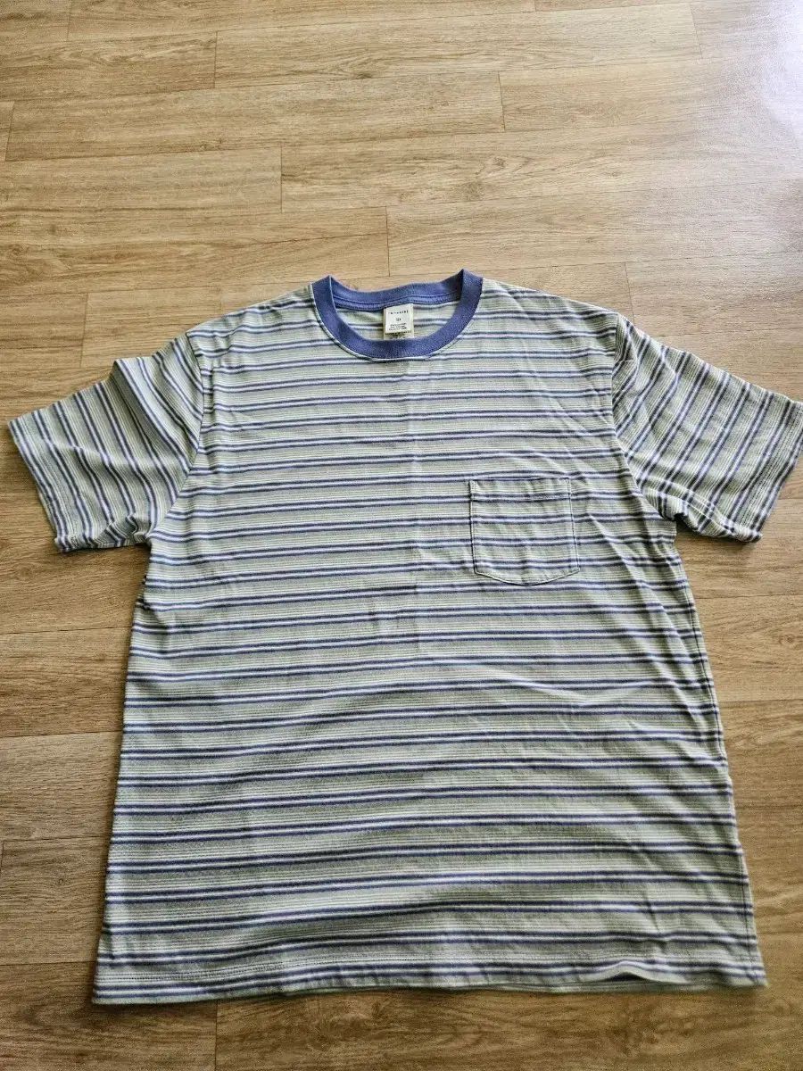 カーキボーダー Tシャツ モスグリーン