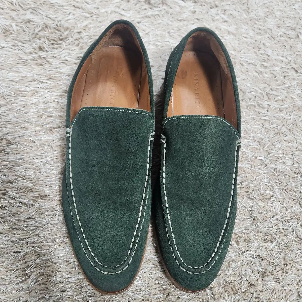 (ヴィンテージボックス) NINA RICCI(ニナリッチ) 正規品 スウェード ローファー メンズ 43
