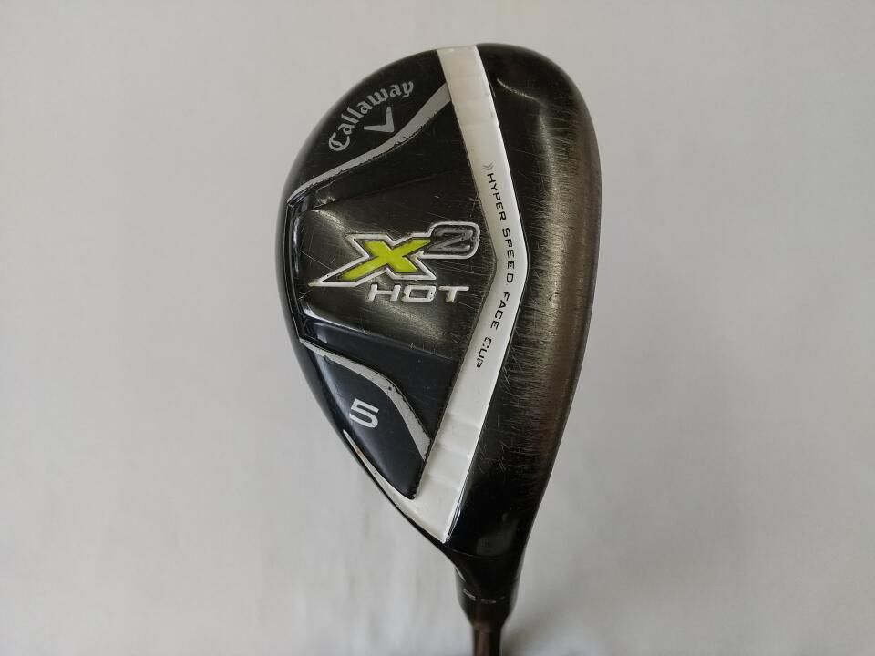 キャロウェイ　X2 HOT　25度　X2 HOT　Sフレックス　ユーティリティ　中古　ゴルフドゥ！山口防府店【最短即日発送】