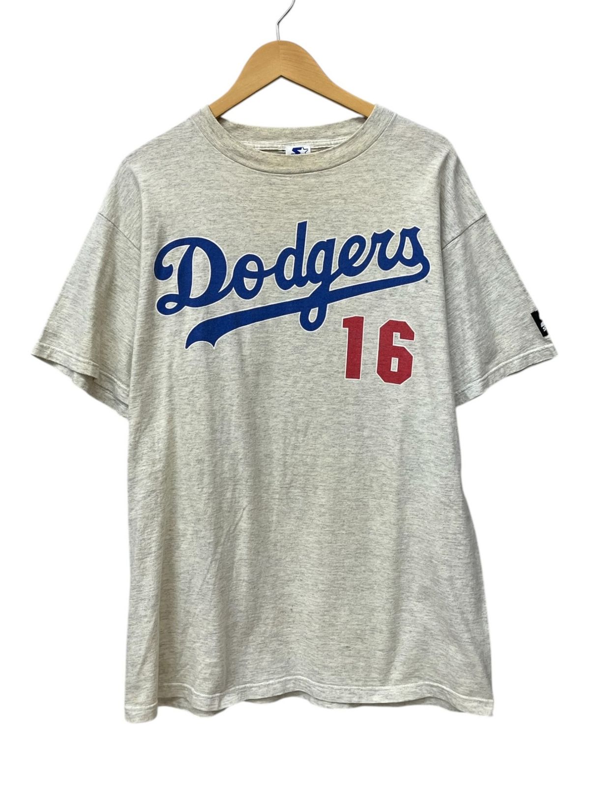 STARTER (スターター) Dodgers Nomo ドジャース 野茂英雄 16 Tシャツ L