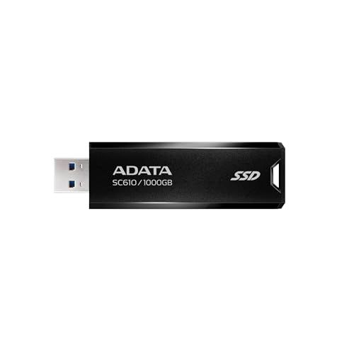 【エイデータ】 外付けSSD 1TB SC610 USB 3.2 Gen2 最大