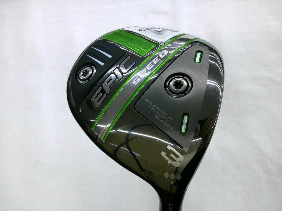 キャロウェイ　EPIC SPEED T ◆◆◆　15度　ツアーAD　PT-6　Sフレックス　フェアウェイウッド　中古　ゴルフドゥ！いわき店【最短即日発送】