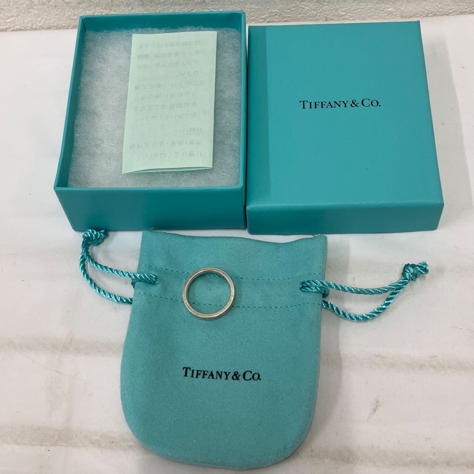 D9855 Tiffany＆Co. ティファニーアンドコー リング ナロー シルバー 