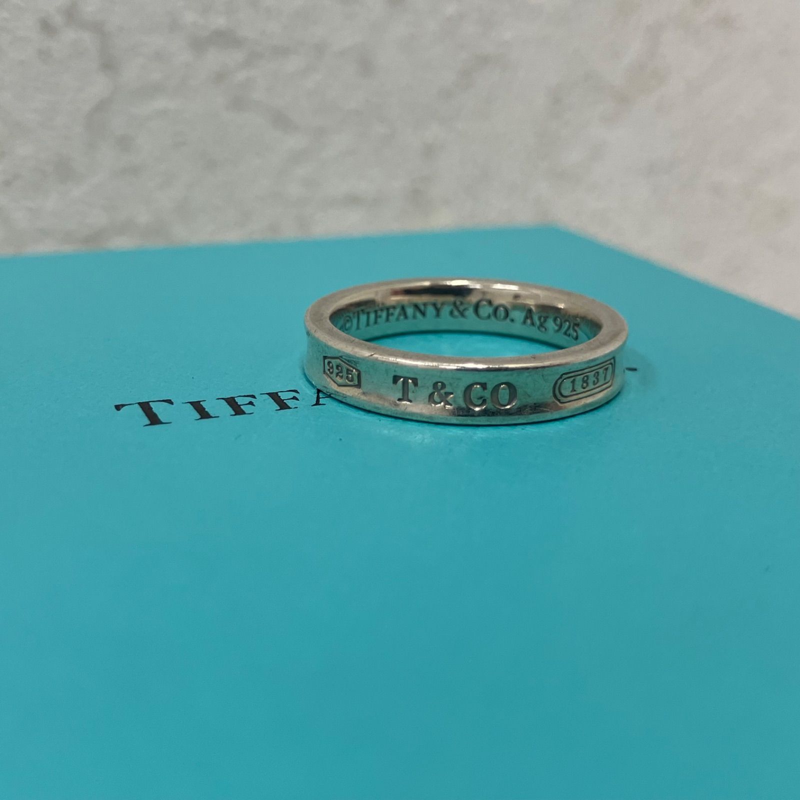 D9855 Tiffany＆Co. ティファニーアンドコー リング ナロー シルバー 