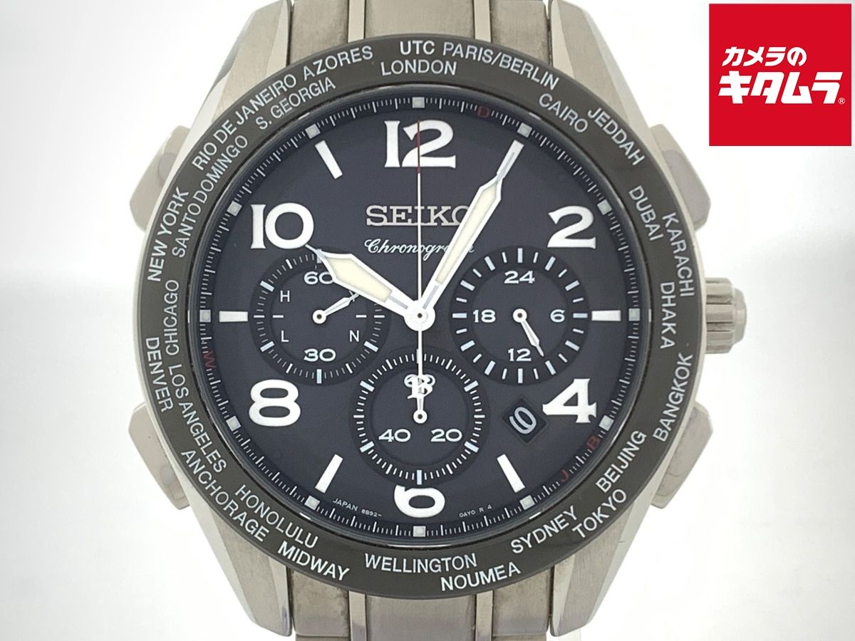 【中古】 【良品】 セイコー ブライツ ブラック SAGA295/8B92-0AY0 チタン
