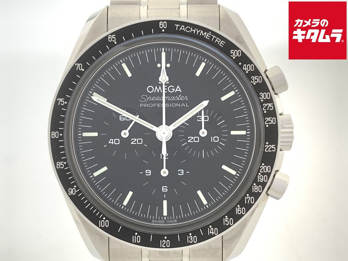 【中古】 【美品】 オメガ(OMEGA) スピードマスター プロフェッショナル ブラック 310.30.42.50.01.002 ステンレススティール