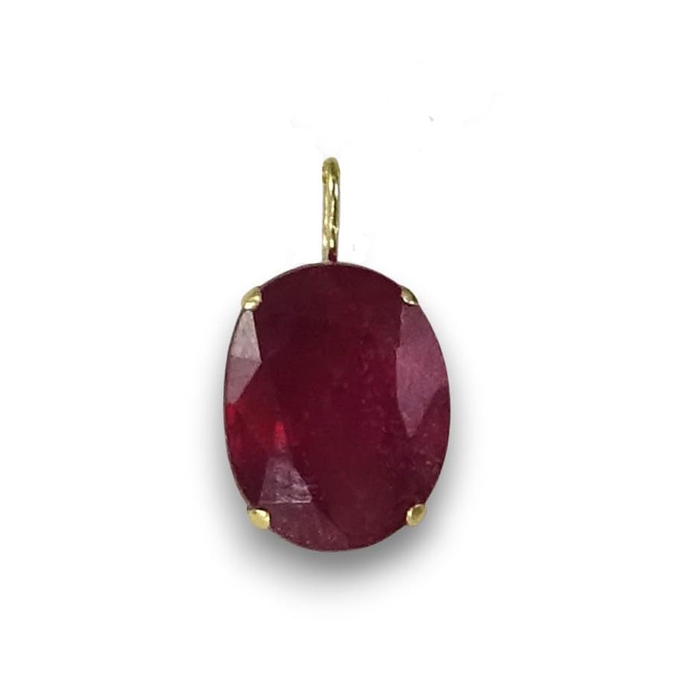 ルビー ペンダント TOP 18金（K18）トップ約2.5ct 宝石鑑別書付（チェーン別売） 【ギフトラッピング済み】3070_TOP