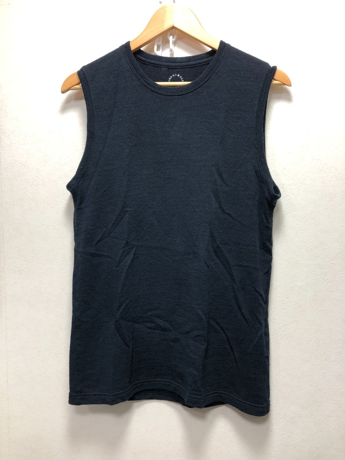 036061 山と道 DF MESH MERINO SLEEVELESS L メリノウール メッシュ メリノ スリーブレス ナイトブルー ノースリーブ ベスト