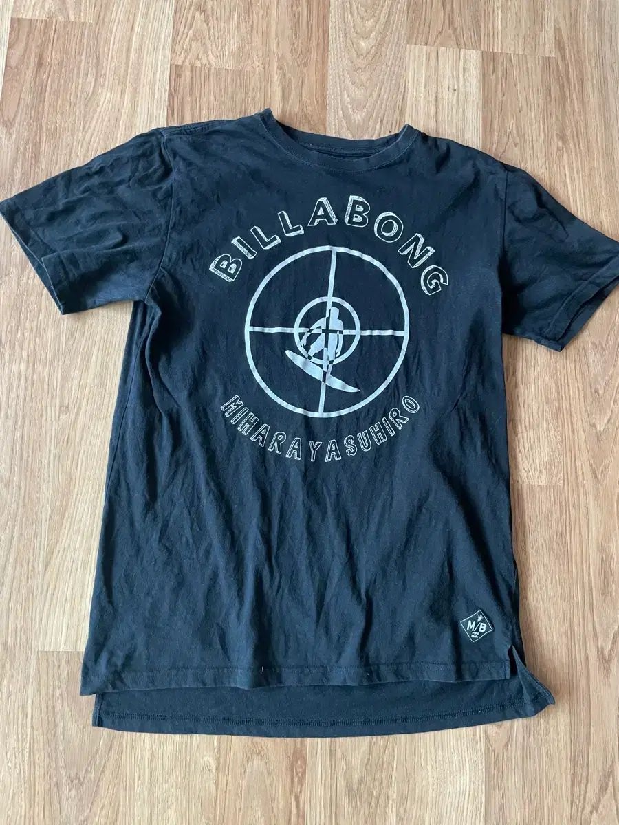 メゾンミハラヤスヒロ x ビラボン ブラック 半袖 Tシャツ