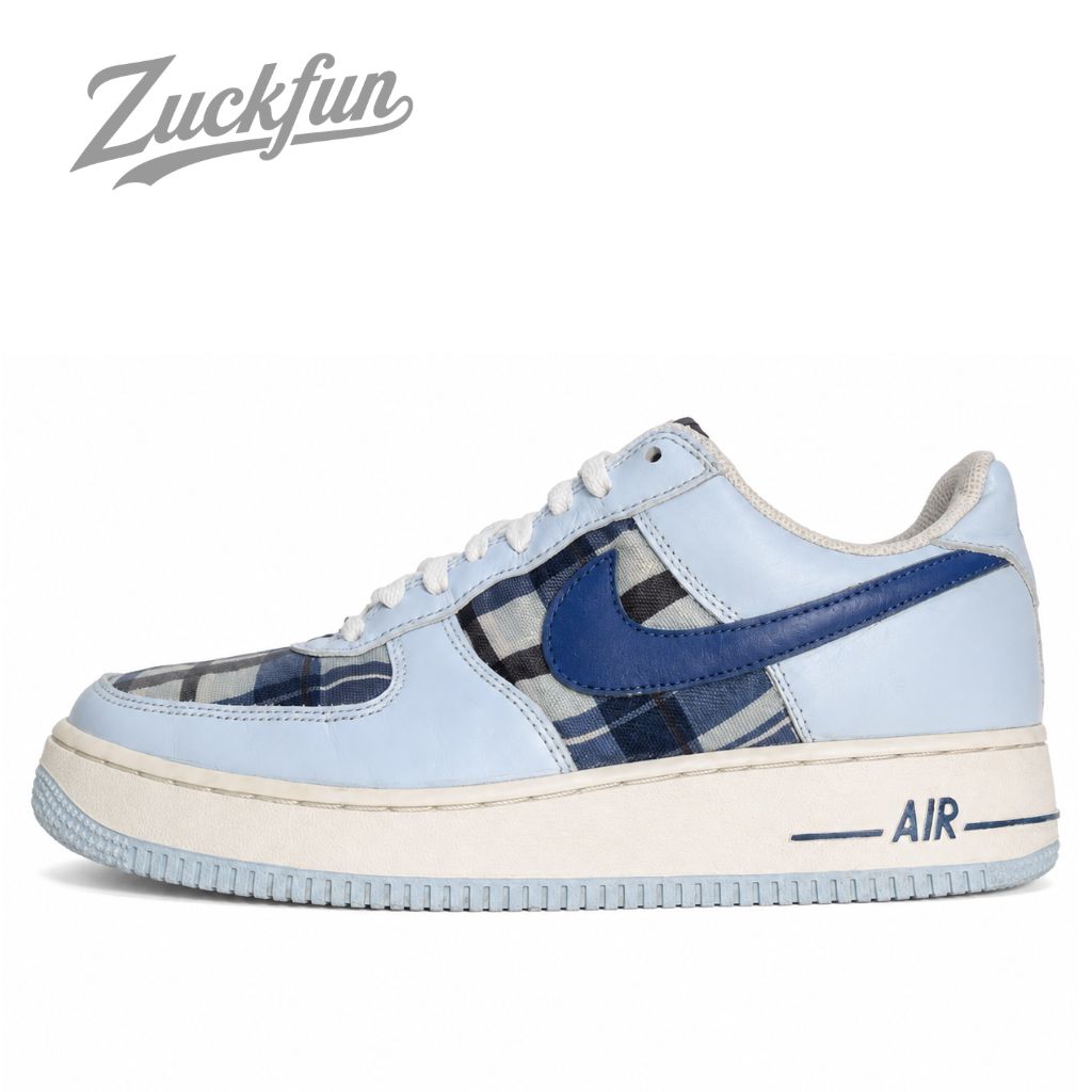 レア 希少 NIKE AIR FORCE 1 LOW PREMIUM エア フォース 1 ロー カット プレミアム ホワイト ブルー 白 メンズ ナイキ スニーカー 28 cm U02783