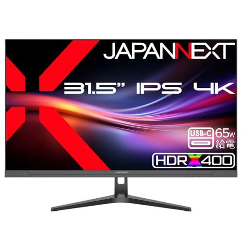 JAPANNEXT 31.5インチ IPSパネル搭載 4K(3840x2160)