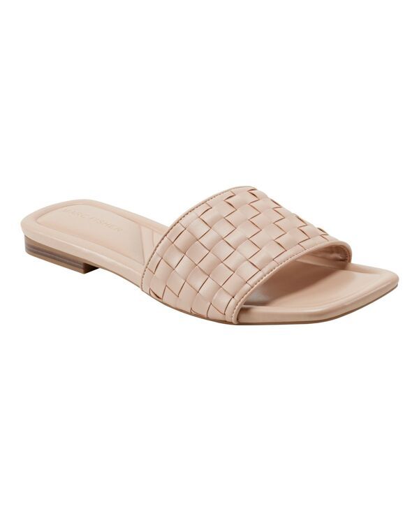 マークフィッシャー レディース シューズ サンダル Marc Fisher Womens Lecee Woven Square Toe Sandals Light Natural