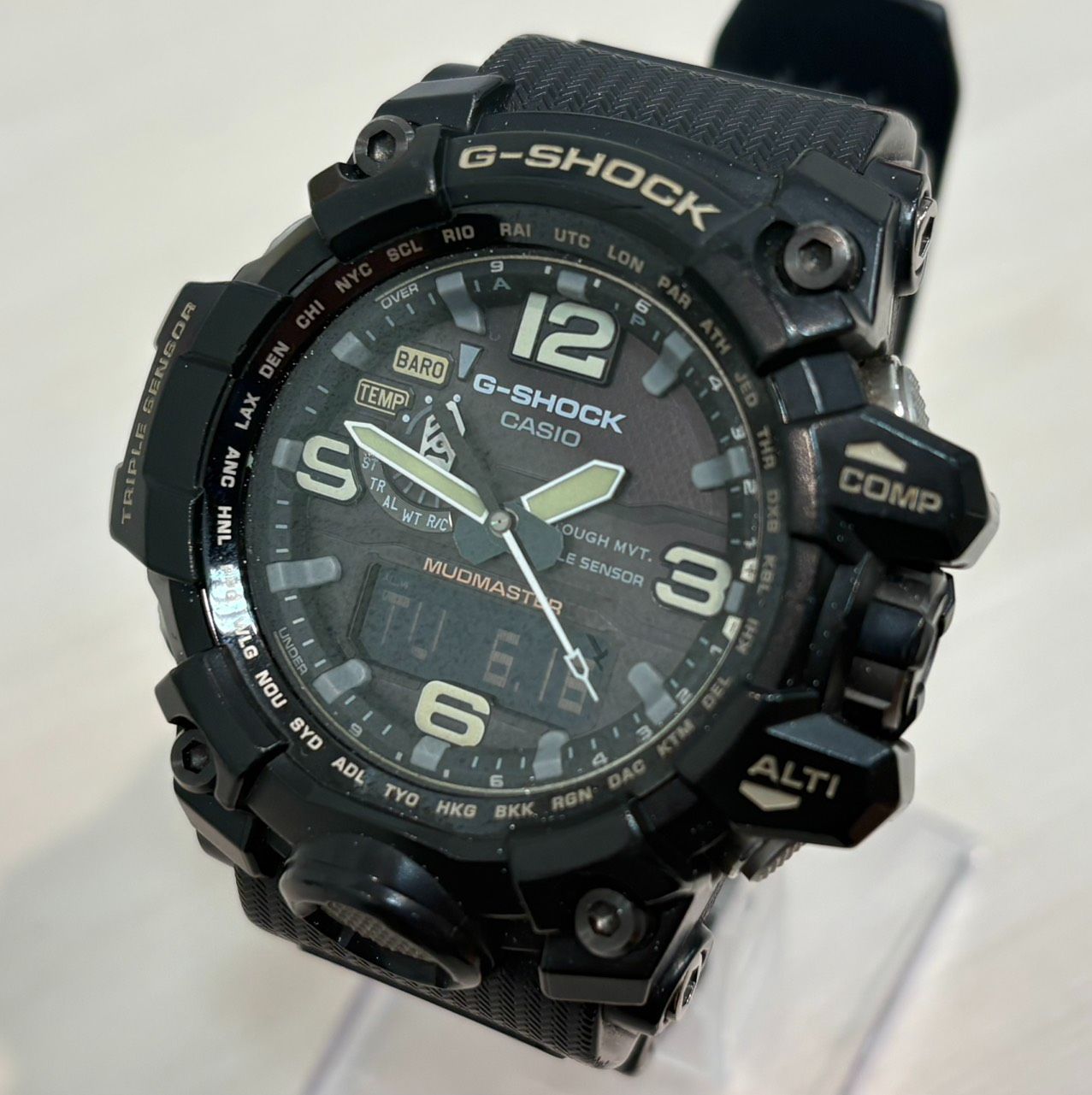【塩】CASIO G-SHOCK GWG-1000 MUDMASTER 稼働品 電波ソーラー 時計 カシオ【24311TY】F16