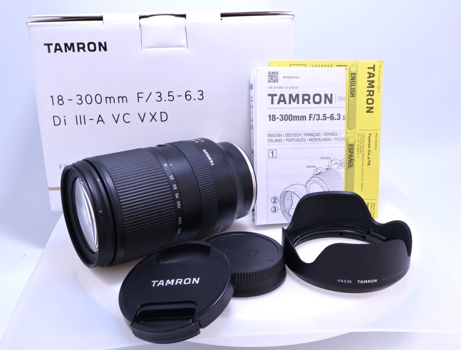 【美品】TAMRON 18-300mm F3.5-6.3 Di III-A VC VXD ソニーEマウント用【B061S】