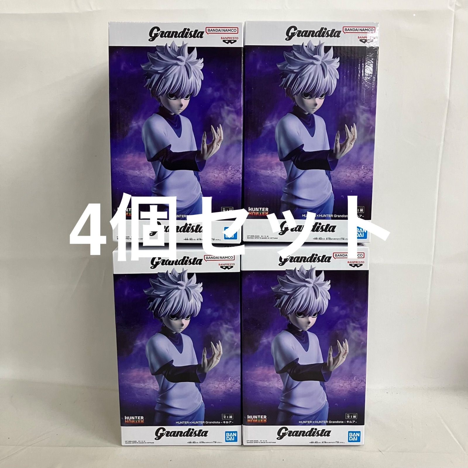 未開封 HUNTER×HUNTER Grandista キルア フィギュア 4個セット SF6771