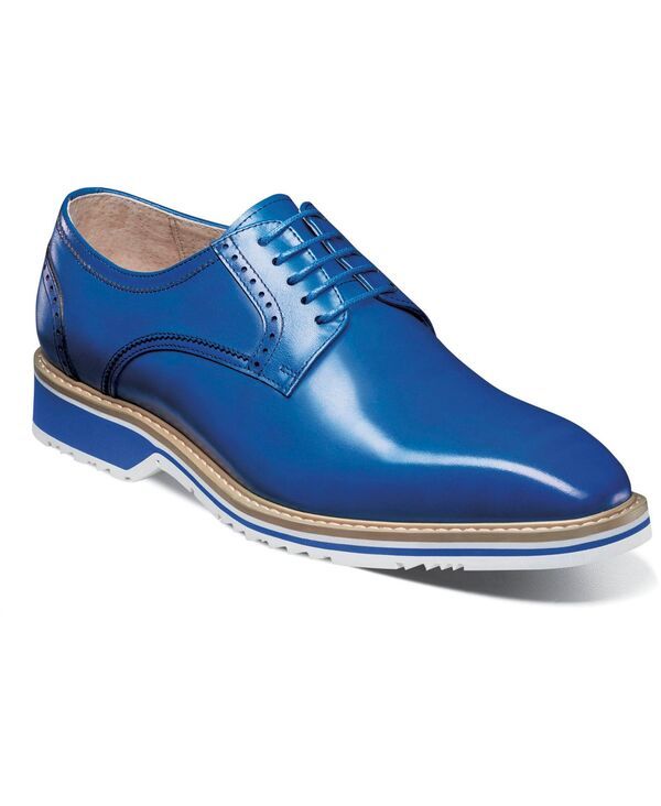 ステイシーアダムス メンズ シューズ オックスフォード Stacy Adams Mens Barringer Plain Toe Oxford Blue ブルー