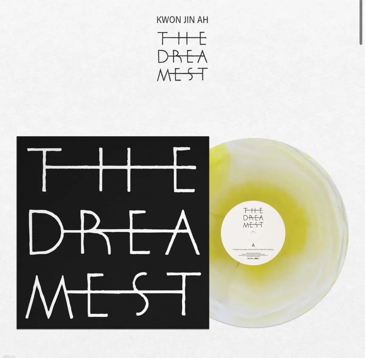 クォン・ジンア LP ー 3 家 Album The Dreamest COLOR