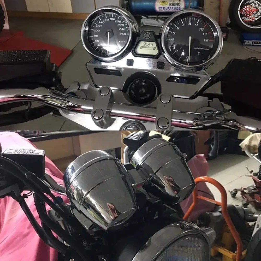 オートバイ用スピードメーターゲージカバー ヤマハ XJR1300 XJR 1300 XJR400R 2004-2008 2005 2006 2007
