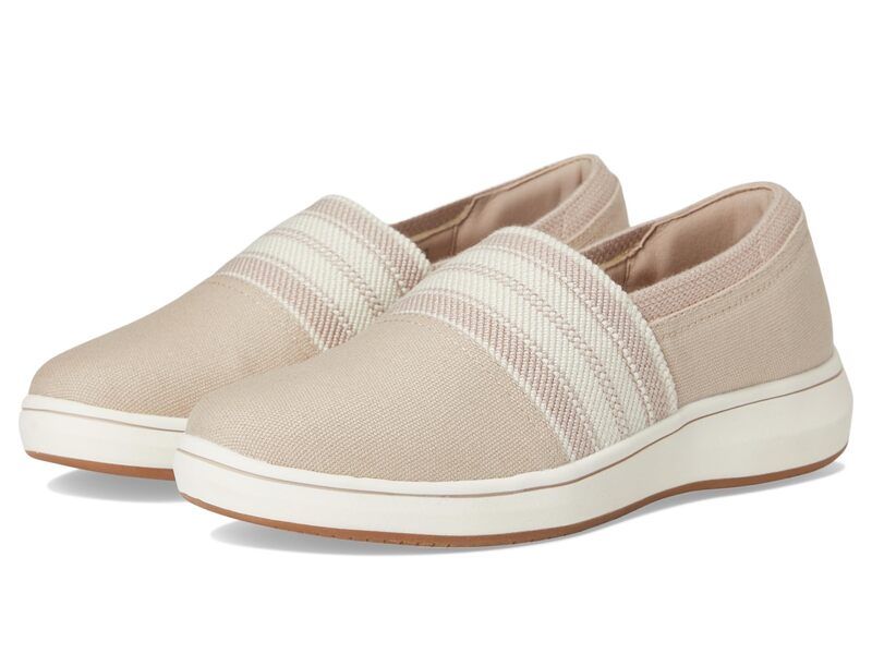 クラークス レディース シューズ スニーカー Clarks Breeze Sky Mist Sand Textile サンド