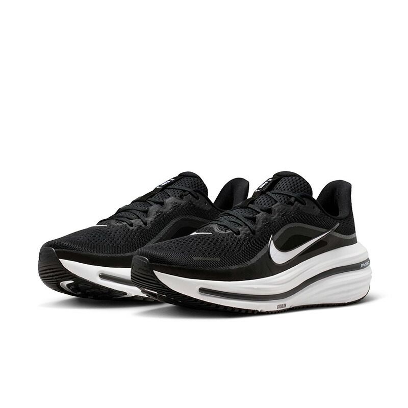 ナイキ ランニングシューズ メンズ NIKE ウィンフロー 12 厚底 ローカット ひも靴 ロードラン シューズ トレーニング ウォーキング 大きいサイズ nike スニーカー 黒 ブラック 運動靴 nike WINFLO 12 /HV9272-002