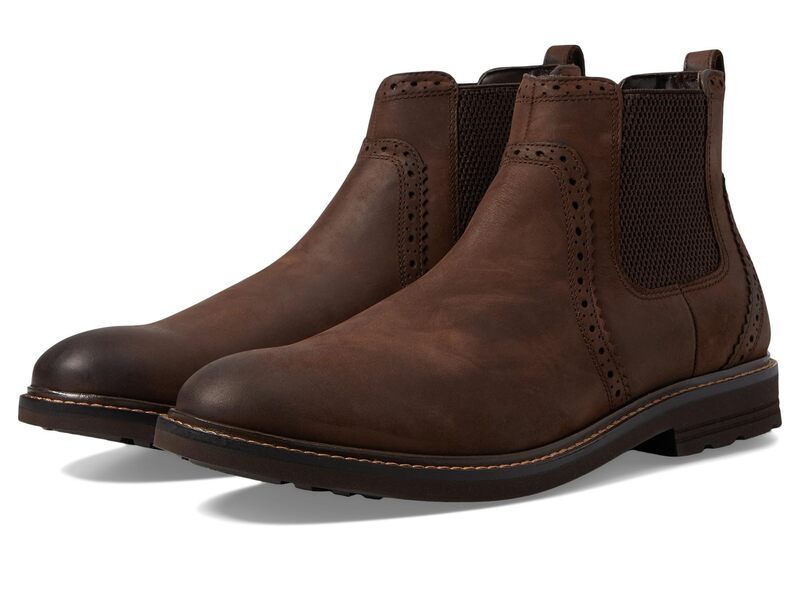 ノンブッシュ メンズ シューズ ブーツ・レインブーツ チェルシー レザー Nunn Bush Otis 20 Chelsea Fashion Leather Boot Brown ブラウン