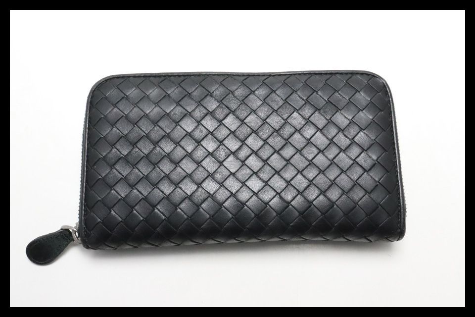 ■BOTTEGA VENETA イントレチャート レザー 長財布 ボッテガ・ヴェネタ ■0604oj18653