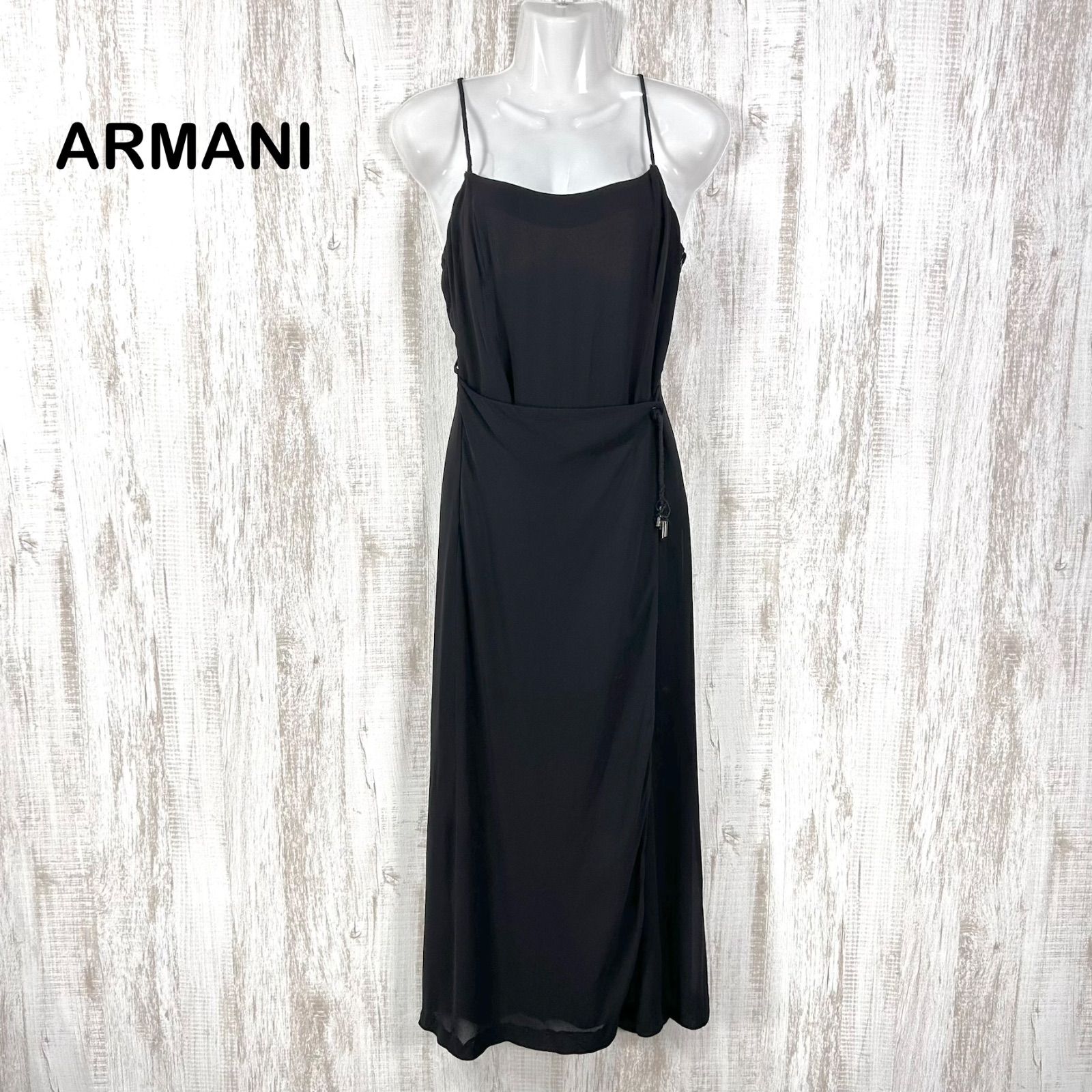 EMPORIO ARMANI エンポリオアルマーニ キャミ ラップワンピース 