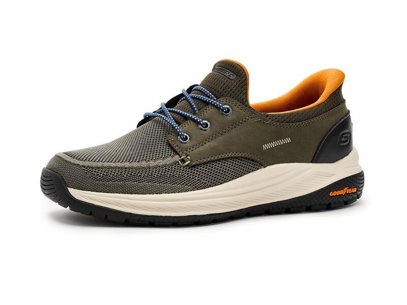 スケッチャーズ メンズ シューズ スニーカー SKECHERS Meroe Alden Olive オリーブ