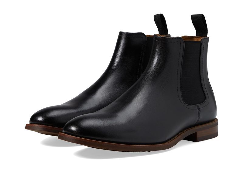 フローシャイム メンズ シューズ オックスフォード ブーツ Florsheim Rucci Plain Toe Gore Boot Black ブラック