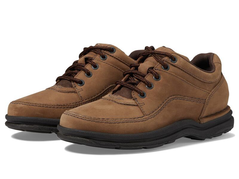 ロックポート メンズ シューズ オックスフォード Rockport World Tour Classic Walking Shoe Chocolate Nubuc チョコレート