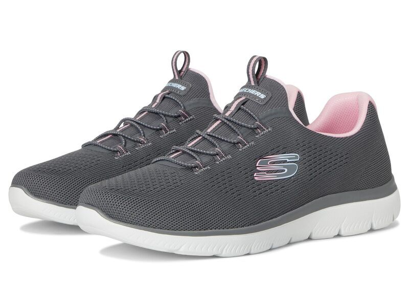 スケッチャーズ レディース シューズ スニーカー SKECHERSummits Radiant Flow CharcoalPink チャコール