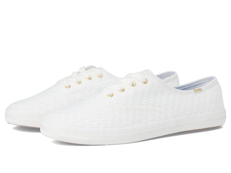 ケッズ レディース シューズ スニーカー レース Keds Champion Canvas Lace Up Snowhite Mini ホワイト