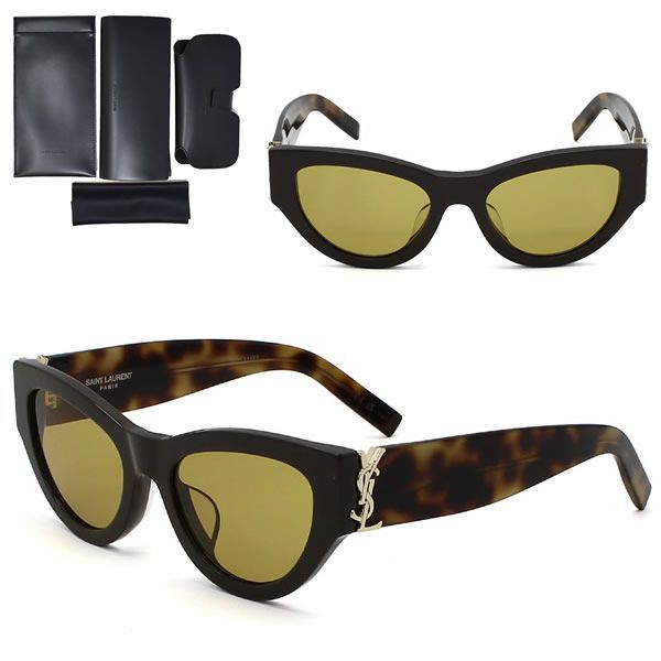 サンローラン サングラス SAINT LAURENT SL M94/F-007 SLM94F-007 サングラス ハバナ ブラウン アジアンフィット メンズ レディース ユニセックス