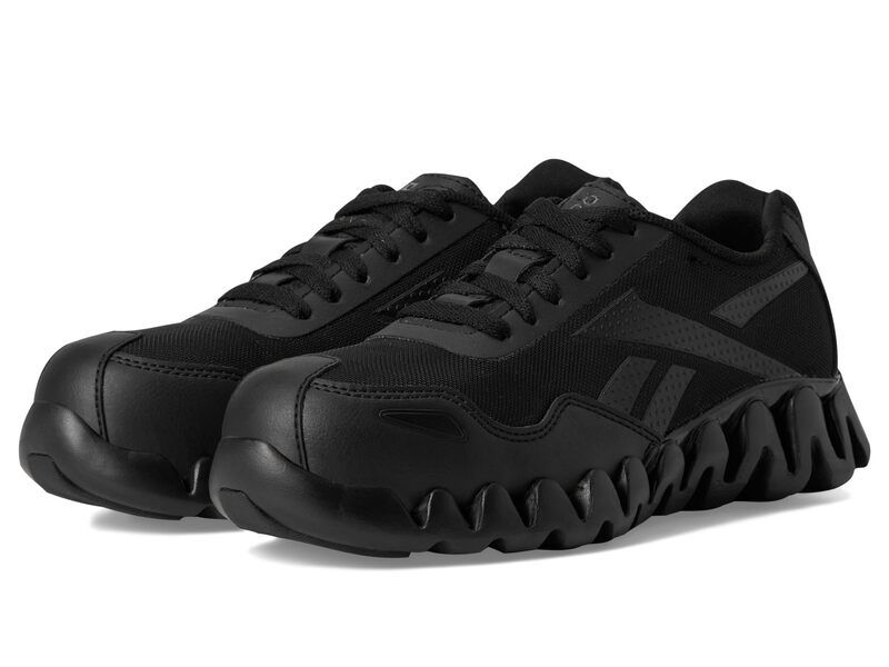 リーボック レディース シューズ スニーカー Reebok Work Zig Pulse Work EH Comp Toe Black ブラック