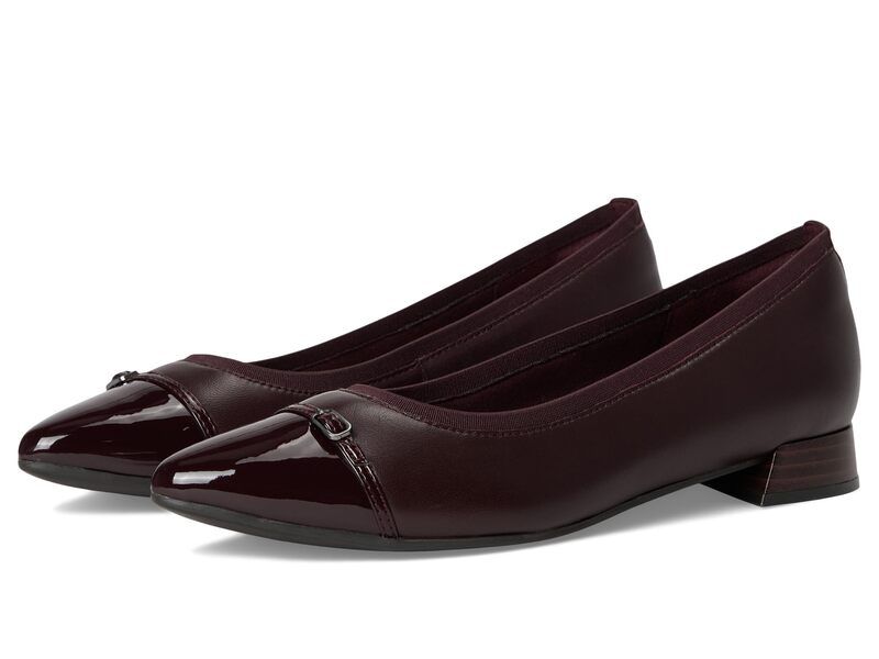クラークス レディース シューズ サンダル Clarks Natalyn Dusk Merlot Leather