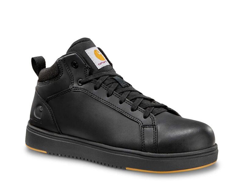 カーハート メンズ シューズ スニーカー Carhartt Detroit Nano Toe MidTop SlipResistant Work Sneaker Mens Black ブラック