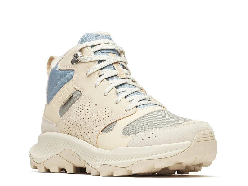 メレル レディース シューズ ブーツ・レインブーツ Merrell Tempo Sol Waterproof Hiking Boot Womens CreamBlue クリーム