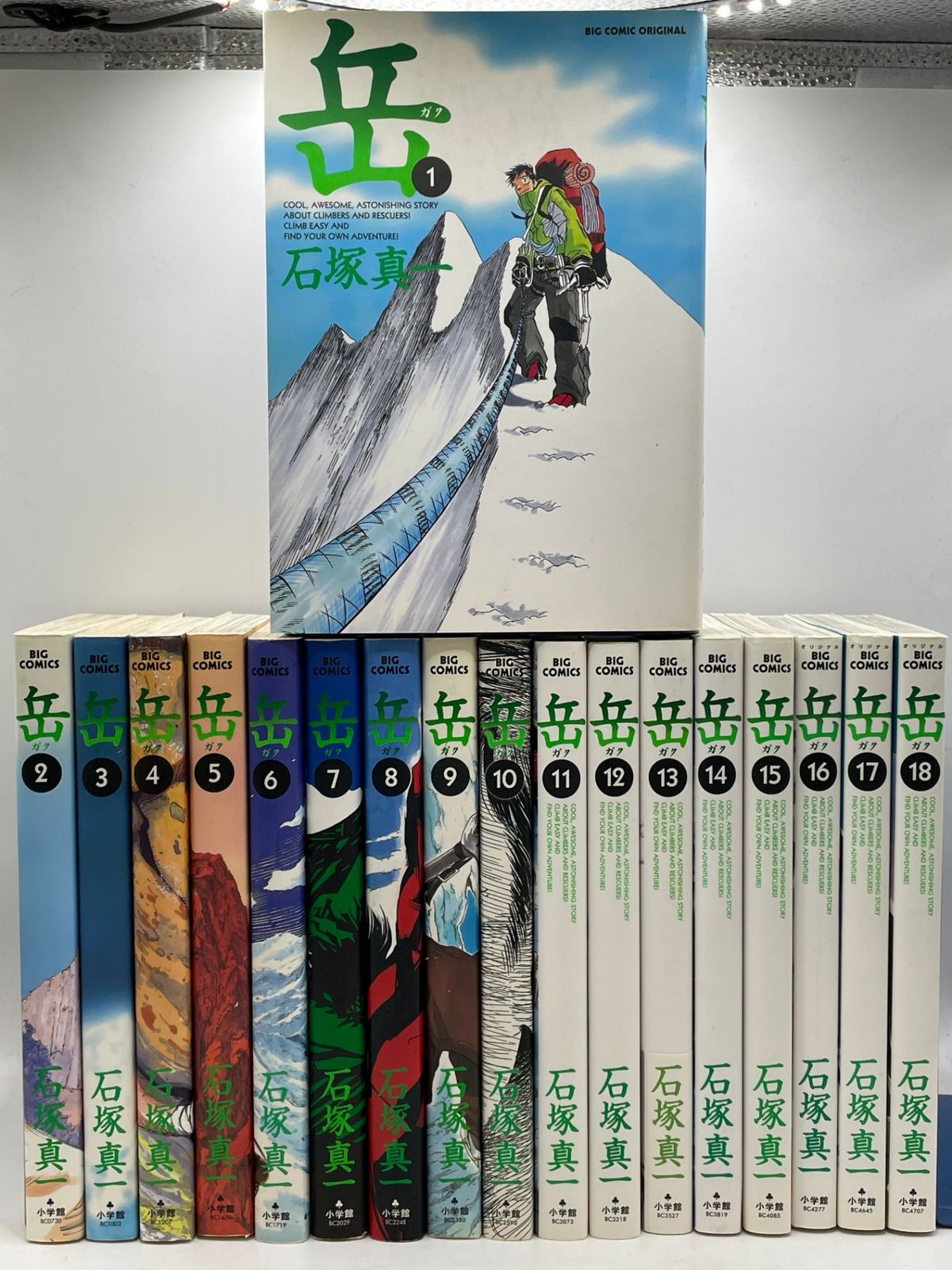 完結セット】 岳 全1～18巻 石塚 真一 ビッグコミックス 小学館
