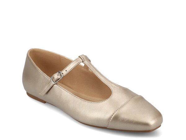 ジャーニー レディース シューズ パンプス Journee Theah Mary Jane Flat Platinum
