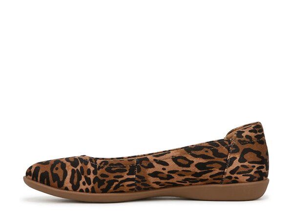 ナチュライザー レディース シューズ パンプス Naturalizer Flexy Ballet Flat BlackBrown Leopard Print Fabric ブラック