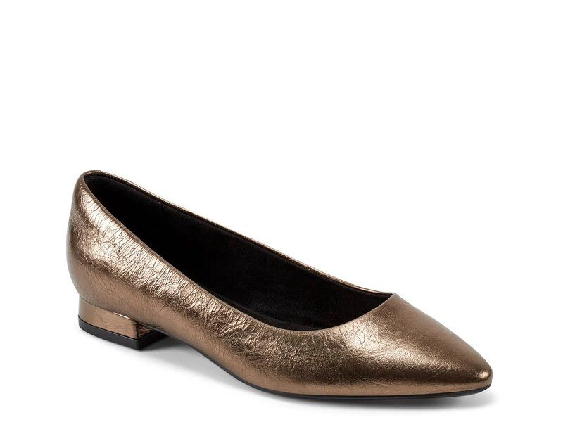 ロックポート レディース シューズ パンプス Rockport Tessa Total Motion Flat Bronze Metallic メタリック