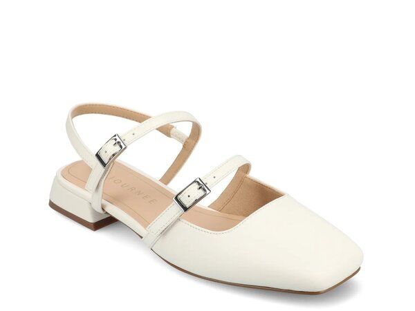 ジャーニー レディース シューズ パンプス Journee Gretchenn Flat White ホワイト